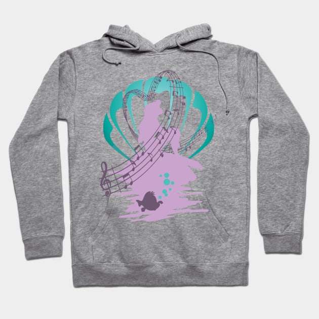 Part Of Your World Hoodie by Vitalitee
